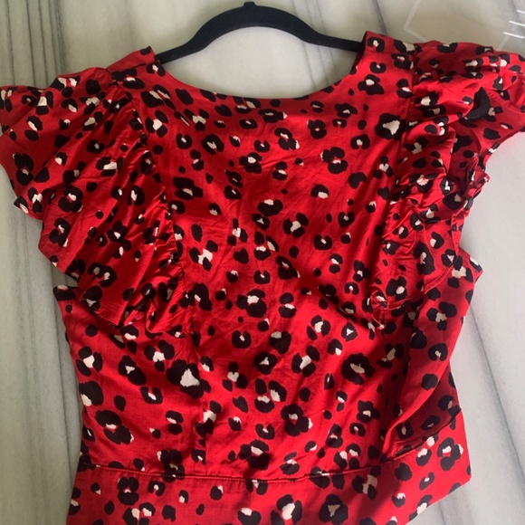 Glamorous Animal Print Top Size Small - Picture 2 of 3